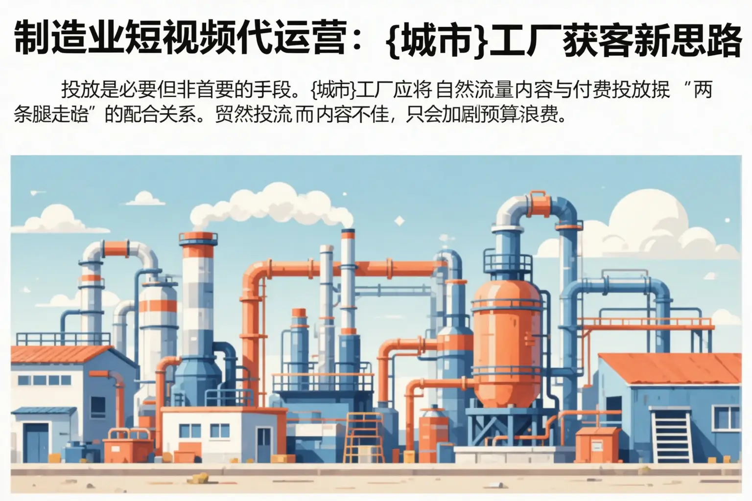 制造业短视频代运营：壶关工厂获客新思路